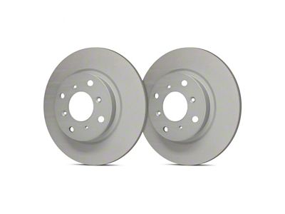 SP Performance Premium 8-Lug Rotors with Silver Zinc Plating; Front Pair (01-06 Sierra 1500)