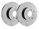 SP Performance Slotted 8-Lug Rotors with Gray ZRC Coating; Front Pair (01-06 Sierra 1500)