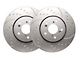 SP Performance Diamond Series Slotted 8-Lug Rotors with Silver ZRC Coating; Front Pair (11-25 Sierra 2500 HD)