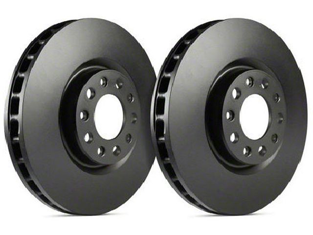 SP Performance Premium 6-Lug Rotors with Black Zinc Plating; Rear Pair (07-18 Silverado 1500)