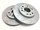 SP Performance Slotted Rotors with Gray ZRC Coating; Front Pair (05-06 Sierra 1500 w/ Rear Drum Brakes; 07-18 Sierra 1500)