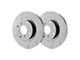 SP Performance Slotted 6-Lug Rotors with Gray ZRC Coating; Front Pair (21-24 Yukon)