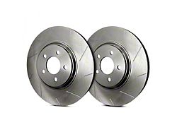 SP Performance Slotted 6-Lug Rotors with Silver Zinc Plating; Rear Pair (21-25 Yukon)