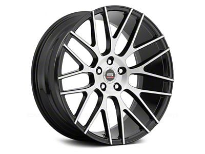 Spec-1 SPL-001 Gloss Black Brushed 5-Lug Wheel; 20x9; 15mm Offset (09-18 RAM 1500)