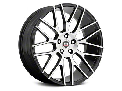 Spec-1 SPL-001 Gloss Black Brushed 5-Lug Wheel; 20x9; 38mm Offset (94-01 RAM 1500)