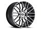 Spec-1 SP-20 Gloss Black and Machined 5-Lug Wheel; 17x7.5; 38mm Offset (87-90 Dakota)