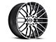 Spec-1 SP-20 Gloss Black and Machined 5-Lug Wheel; 18x8; 38mm Offset (87-90 Dakota)