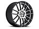 Spec-1 SP-21 Matte Black and Machined 5-Lug Wheel; 17x7.5; 38mm Offset (87-90 Dakota)