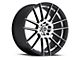 Spec-1 SP-21 Matte Black and Machined 5-Lug Wheel; 18x8; 38mm Offset (87-90 Dakota)