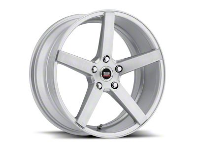 Spec-1 SP-36 Silver and Brushed 5-Lug Wheel; 18x8; 38mm Offset (87-90 Dakota)