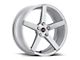 Spec-1 SP-36 Silver and Brushed 5-Lug Wheel; 18x8; 38mm Offset (87-90 Dakota)