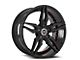 Spec-1 SP-46 Gloss Black 5-Lug Wheel; 18x8; 38mm Offset (87-90 Dakota)