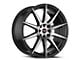 Spec-1 SP-51 Gloss Black and Machined 5-Lug Wheel; 17x7.5; 42mm Offset (87-90 Dakota)