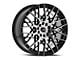 Spec-1 SP-53 Gloss Black and Machined 5-Lug Wheel; 17x7.5; 42mm Offset (87-90 Dakota)