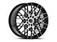 Spec-1 SP-53 Gloss Black and Machined 5-Lug Wheel; 18x8; 38mm Offset (87-90 Dakota)