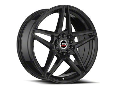 Spec-1 SP-54 Gloss Black 5-Lug Wheel; 17x7.5; 42mm Offset (87-90 Dakota)