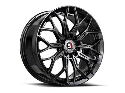 Spec-1 SP-57 Gloss Black 5-Lug Wheel; 17x7.5; 42mm Offset (87-90 Dakota)