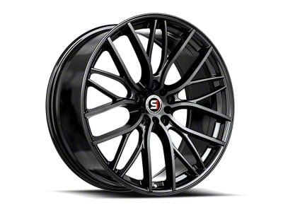 Spec-1 SP-61 Gloss Black 5-Lug Wheel; 17x8; 42mm Offset (87-90 Dakota)