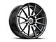 Spec-1 SP-64 Gloss Black and Machined 5-Lug Wheel; 17x8; 42mm Offset (87-90 Dakota)