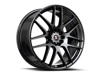 Spec-1 SP-65 Gloss Black 5-Lug Wheel; 17x8; 42mm Offset (87-90 Dakota)