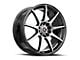 Spec-1 SP-67 Gloss Black and Machined 5-Lug Wheel; 17x7; 42mm Offset (87-90 Dakota)