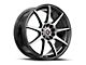 Spec-1 SP-67 Gloss Black and Machined 5-Lug Wheel; 18x8; 38mm Offset (87-90 Dakota)