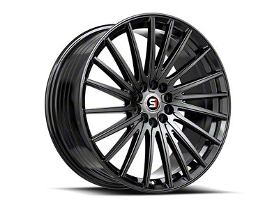 Spec-1 SP-68 Gloss Black 5-Lug Wheel; 18x8; 38mm Offset (87-90 Dakota)