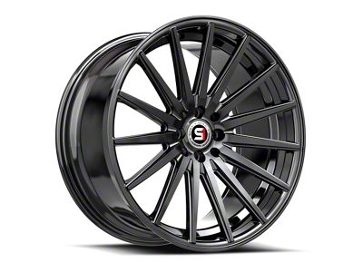 Spec-1 SP-69 Gloss Black 5-Lug Wheel; 18x8; 38mm Offset (87-90 Dakota)