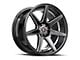 Spec-1 SP-73 Gloss Black Milled and Undercut 5-Lug Wheel; 17x7.5; 42mm Offset (87-90 Dakota)