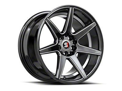 Spec-1 SP-73 Gloss Black Milled and Undercut 5-Lug Wheel; 18x8; 38mm Offset (87-90 Dakota)