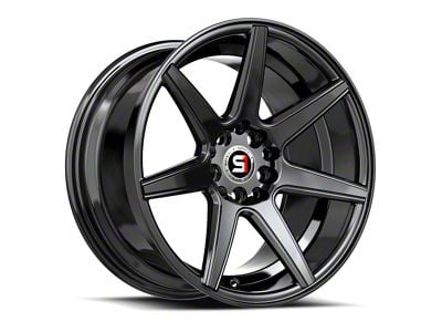 Spec-1 SP-73 Gloss Black 5-Lug Wheel; 17x7.5; 42mm Offset (87-90 Dakota)