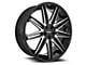 Spec-1 SPL-006 Gloss Black and Milled 5-Lug Wheel; 24x9; 35mm Offset (87-90 Dakota)