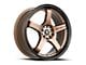 Spec-1 SPT-31 Matte Bronze and Black Lip 5-Lug Wheel; 17x7.5; 42mm Offset (87-90 Dakota)