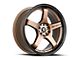 Spec-1 SPT-31 Matte Bronze and Black Lip 5-Lug Wheel; 18x8.5; 38mm Offset (87-90 Dakota)