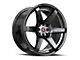 Spec-1 SPT-32 Gloss Black 5-Lug Wheel; 18x8; 34mm Offset (87-90 Dakota)