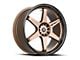 Spec-1 SPT-33 Matte Bronze and Black Lip 5-Lug Wheel; 20x9; 38mm Offset (87-90 Dakota)