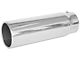 Spectre Flat Pencil Style Exhaust Tip; 4.50-Inch; Polished (Fits 2.75 to 3.75-Inch Tailpipe)