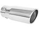 Spectre Slant Cut Style Exhaust Tip; 3.50-Inch; Polished (Fits 1.75 to 2.75-Inch Tailpipe)