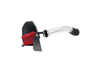 Spectre Performance Cold Air Intake with Red Filter; Polished (2007 6.0L Sierra 2500 HD)