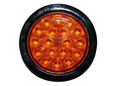 Speed Demon Lights 4-Inch DOT/SAE LED Marker Light; Amber (Universal; Some Adaptation May Be Required)