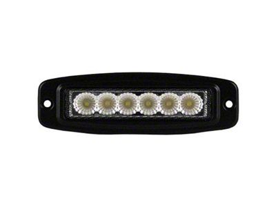 Speed Demon Lights Straight 6 Flush Mount LED Light Bar; Flood Beam (Universal; Some Adaptation May Be Required)