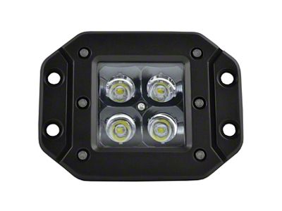 Speed Demon Lights Black Ops Flush Mount CREE LED Cube Light; Flood Beam (Universal; Some Adaptation May Be Required)