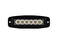 Speed Demon Lights Straight 6 Flush Mount LED Light Bar; Flood Beam (Universal; Some Adaptation May Be Required)