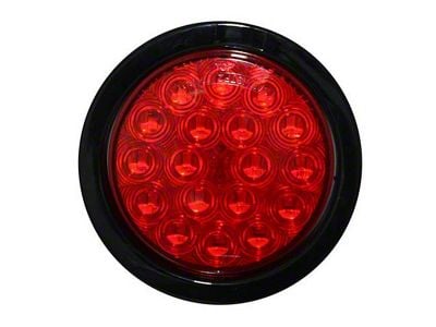 Speed Demon Lights 4-Inch DOT/SAE LED Marker Light; Red (Universal; Some Adaptation May Be Required)