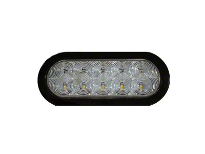 Speed Demon Lights 6-Inch DOT/SAE LED Marker Light; Clear (Universal; Some Adaptation May Be Required)