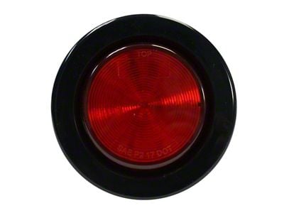 Speed Demon Lights 2.50-Inch DOT/SAE LED Marker Light; Red (Universal; Some Adaptation May Be Required)