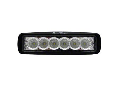 Speed Demon Lights Straight 6 LED Light Bar; Flood Beam (Universal; Some Adaptation May Be Required)