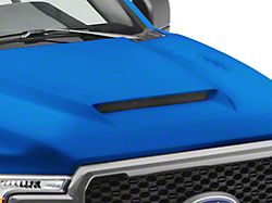 RedRock Ram Air Hood with Heat Extractors; Unpainted (15-20 F-150, Excluding Raptor)