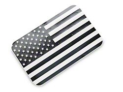 SEC10 Center Flag Decal; Gloss Black (19-24 Ranger)