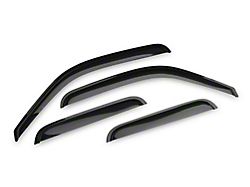 RedRock Window Deflectors; Front and Rear; Smoked (99-06 Silverado 1500 Extended Cab)